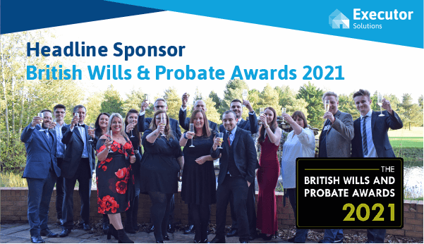 Celebrating British Wills & Probate Awards 2021 - Executor Solutions
